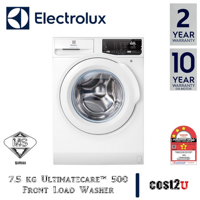 Electrolux 7.5kg UltimateCare™ 500 Front Load Washing Machine