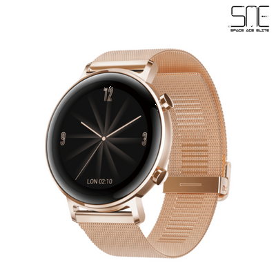 HUAWEI WATCH GT 2 42MM Refined Gold ( Rose Gold Milanese Strap )