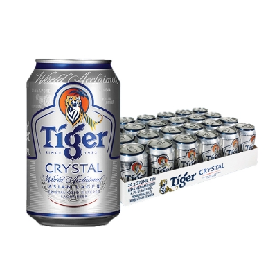 TIGER CRYSTAL x 24 can (320ml) (West Malaysia only)