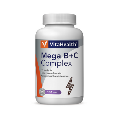 VitaHealth TRN Mega B+C Complex for General Well-Being (130s)