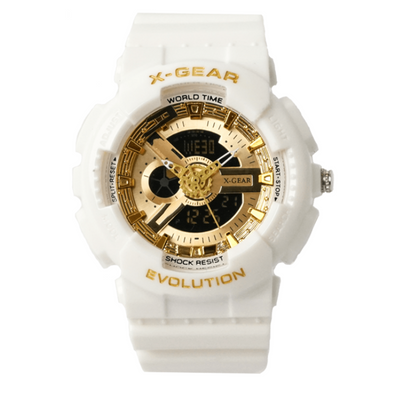 X - Gear - 3697(WHITE & GOLD)